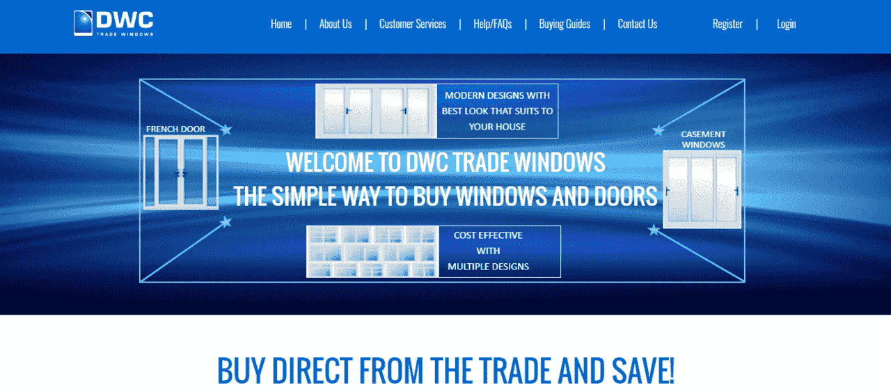 Website with one design
